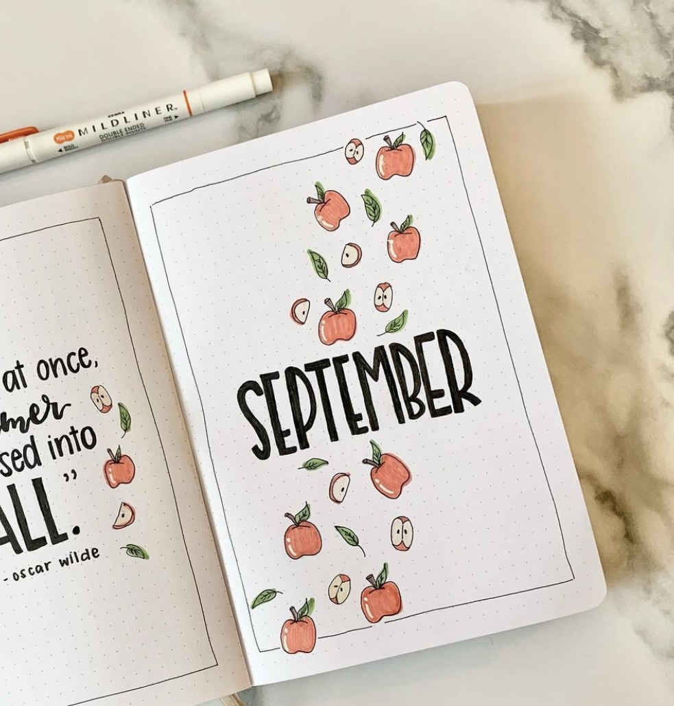 69 Best September Bujo Cover Spreads for Inspiration - atinydreamer