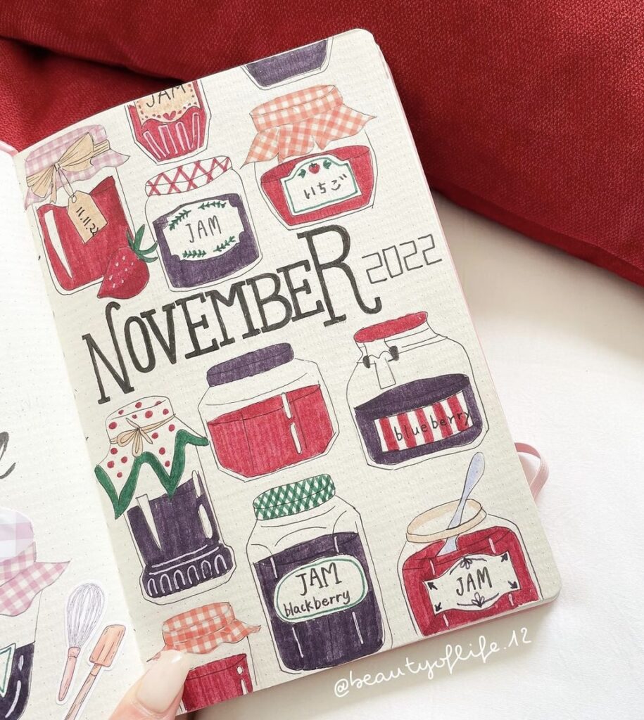 100+ Best November Bujo Spreads for Inspiration - atinydreamer