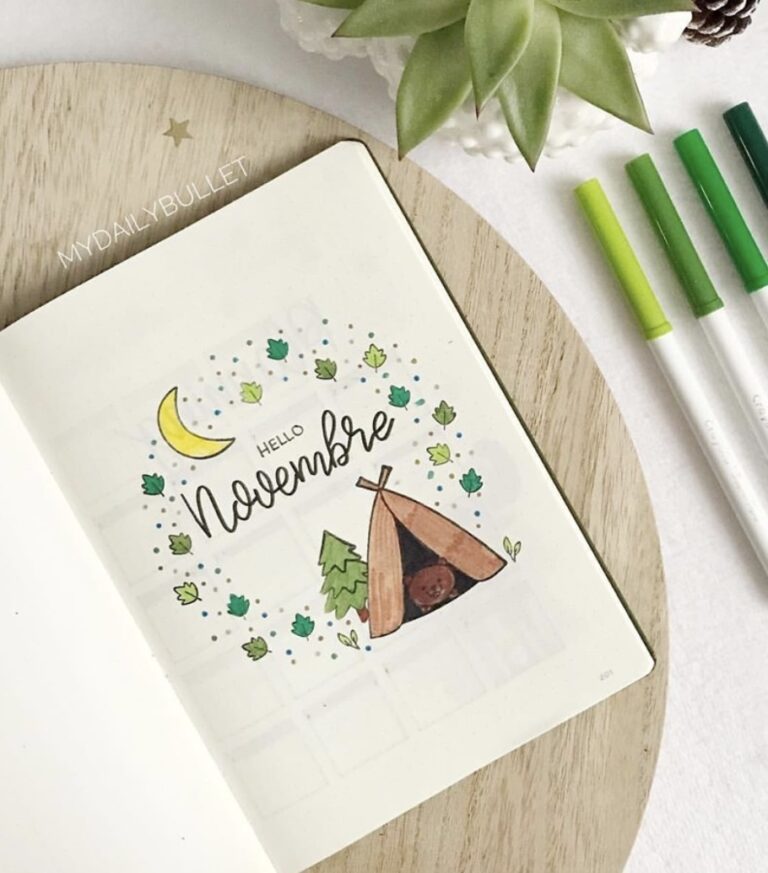 100+ Best November Bujo Spreads for Inspiration - atinydreamer