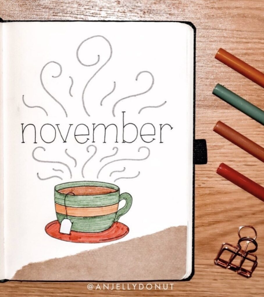 100+ Best November Bujo Spreads for Inspiration - atinydreamer