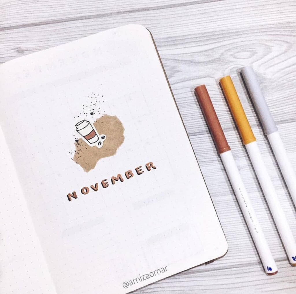 100+ Best November Bujo Spreads for Inspiration - atinydreamer