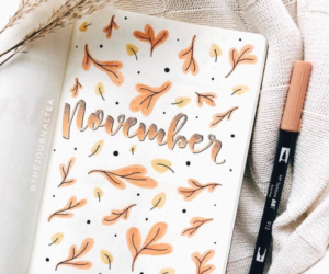 100+ Best November Bujo Spreads for Inspiration - atinydreamer