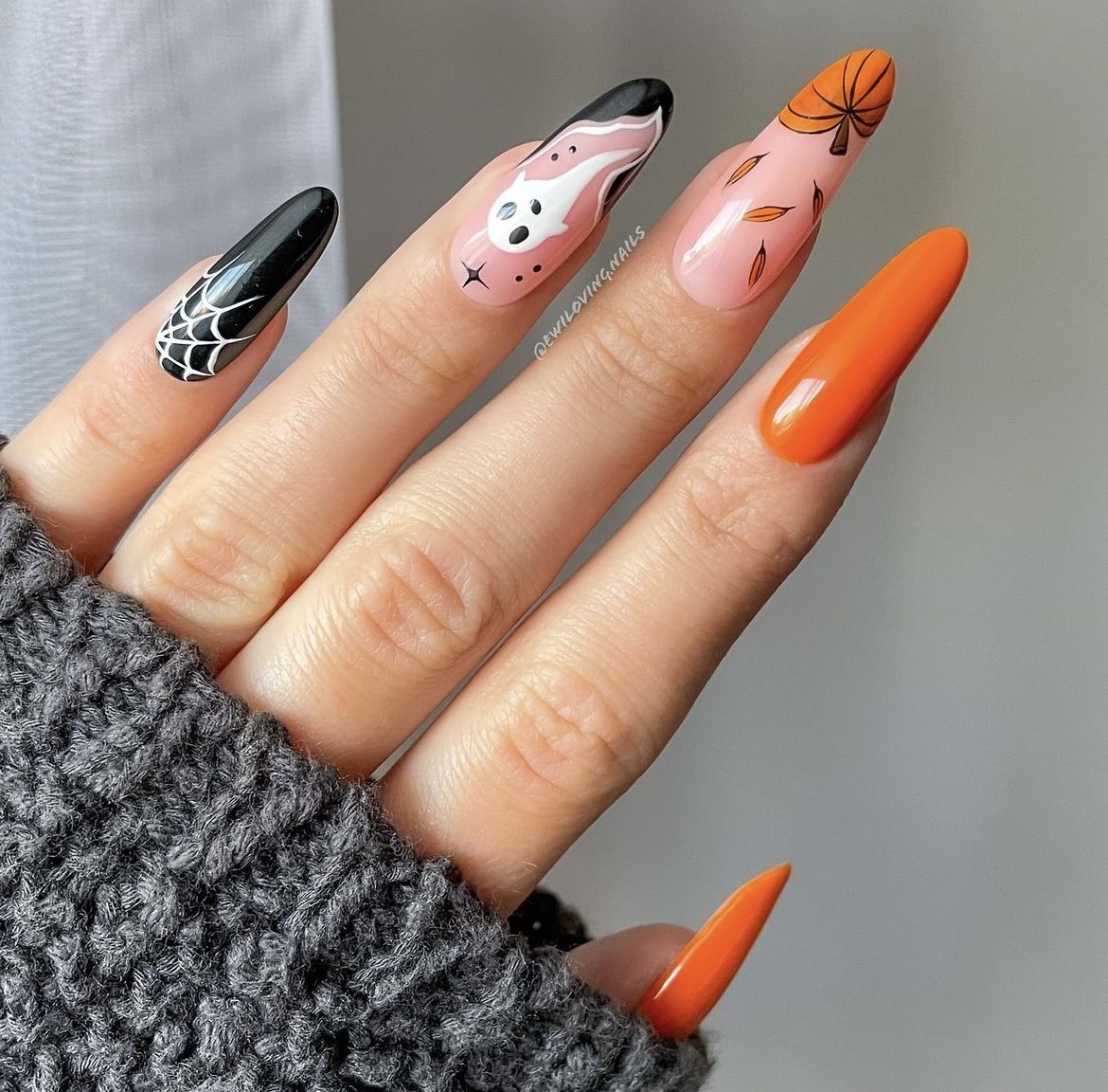 55 Best Orange Nail Designs to Get for Yourself atinydreamer