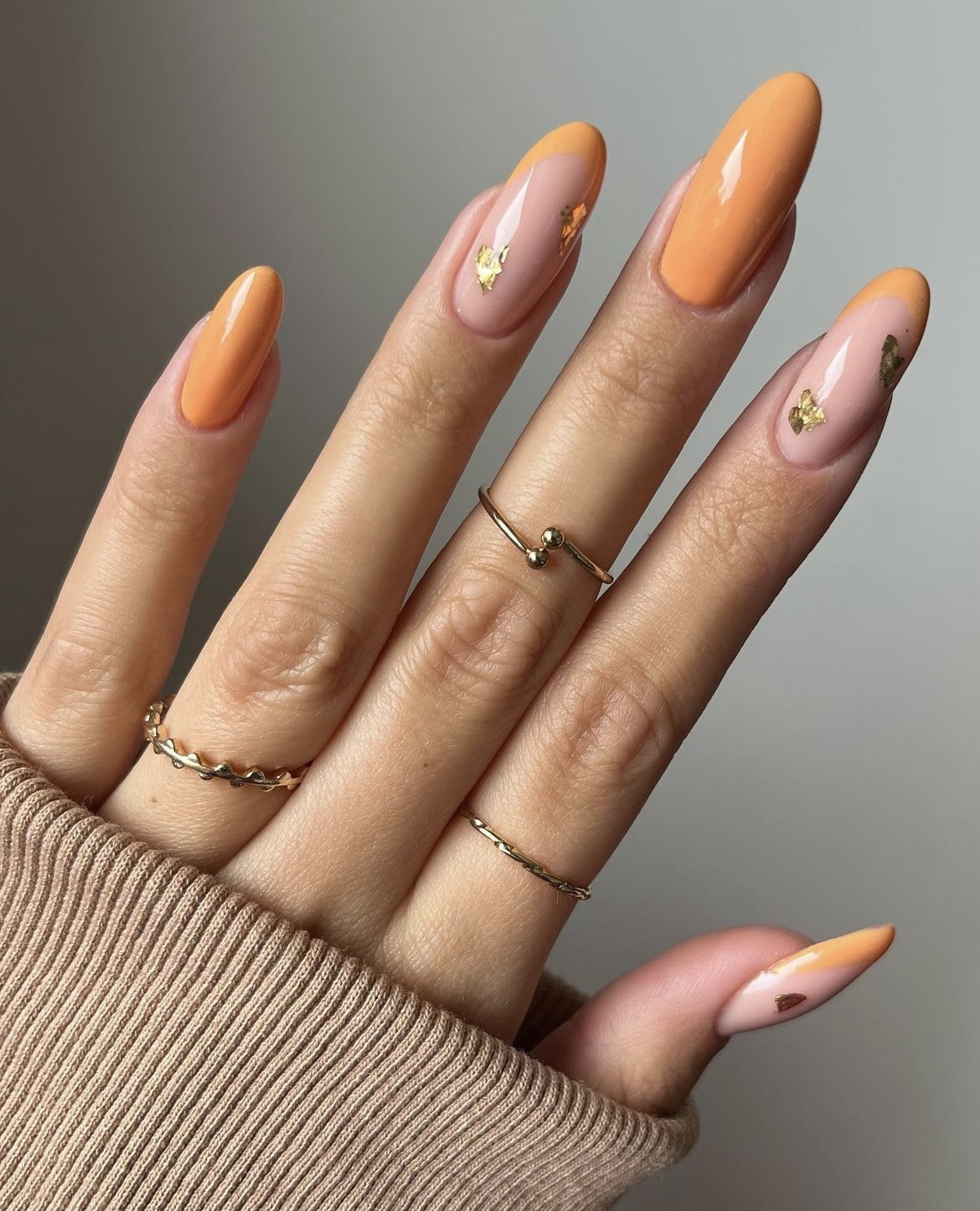 55 Best Orange Nail Designs to Get for Yourself - atinydreamer