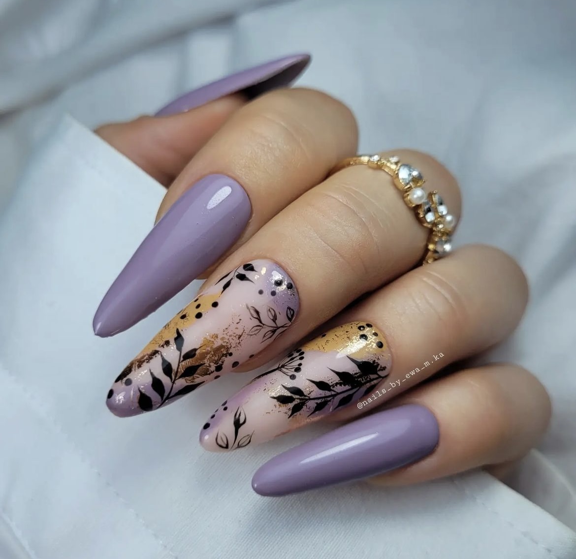 86 Best Purple Nail Designs for the Spring Season - atinydreamer