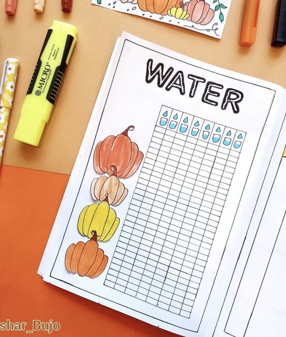31 Best Water Tracker Spreads to Recreate today - atinydreamer
