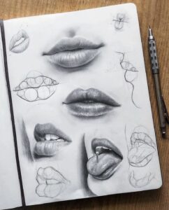 37 Best Step by Step Lip drawing Tutorials to follow - atinydreamer