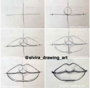 37 Best Step by Step Lip drawing Tutorials to follow - atinydreamer