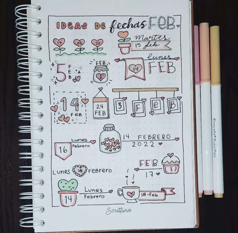 22 Best February Bujo Header to try for Your Journal - atinydreamer