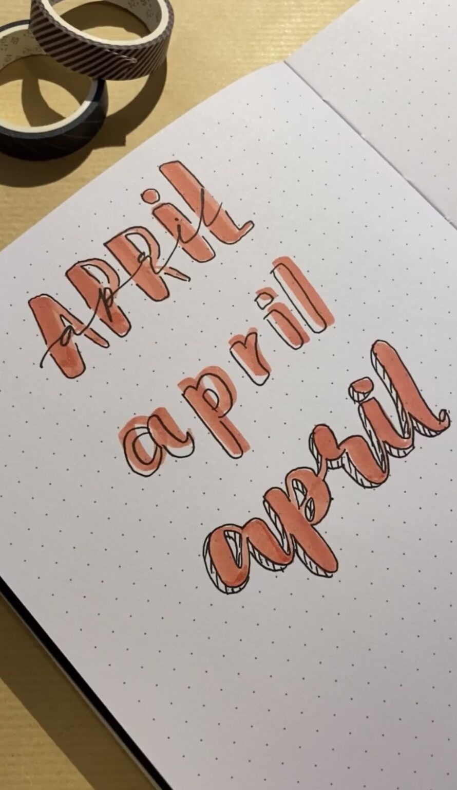 22 Best April Bujo Headers to replicate for Your Journal - atinydreamer