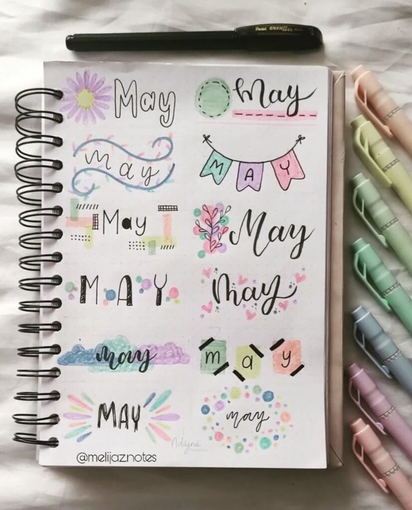 23 Best May Bujo Titles to Brighten up your Spreads - atinydreamer