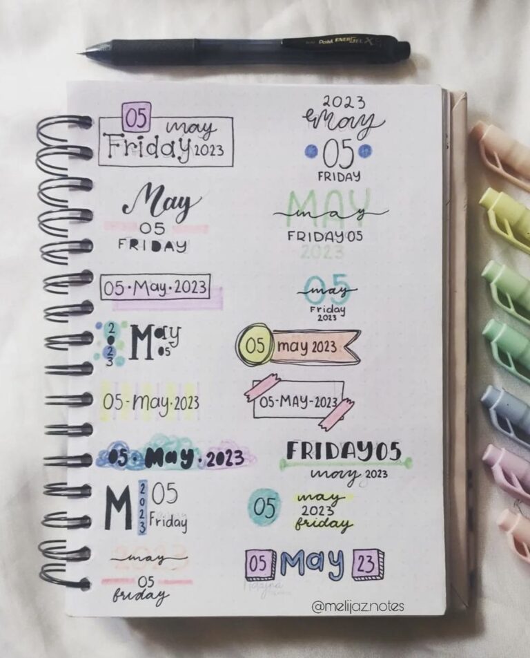 23 Best May Bujo Titles to Brighten up your Spreads - atinydreamer