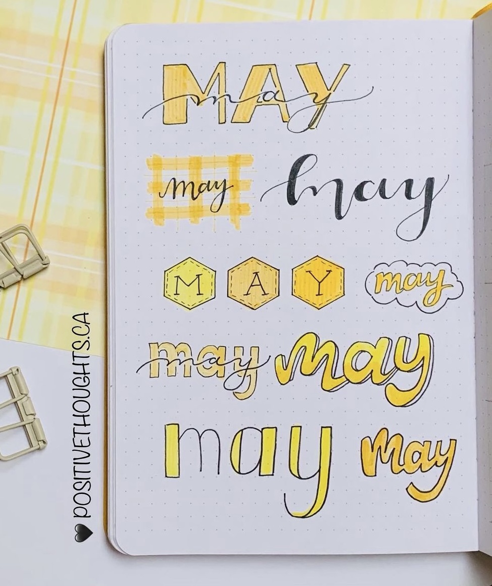 23 Best May Bujo Titles to Brighten up your Spreads - atinydreamer