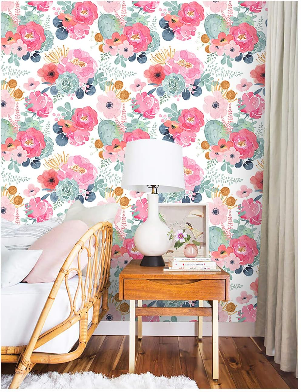 23 Best Budget-Friendly Floral Peel and Stick Wallpapers You Need ...