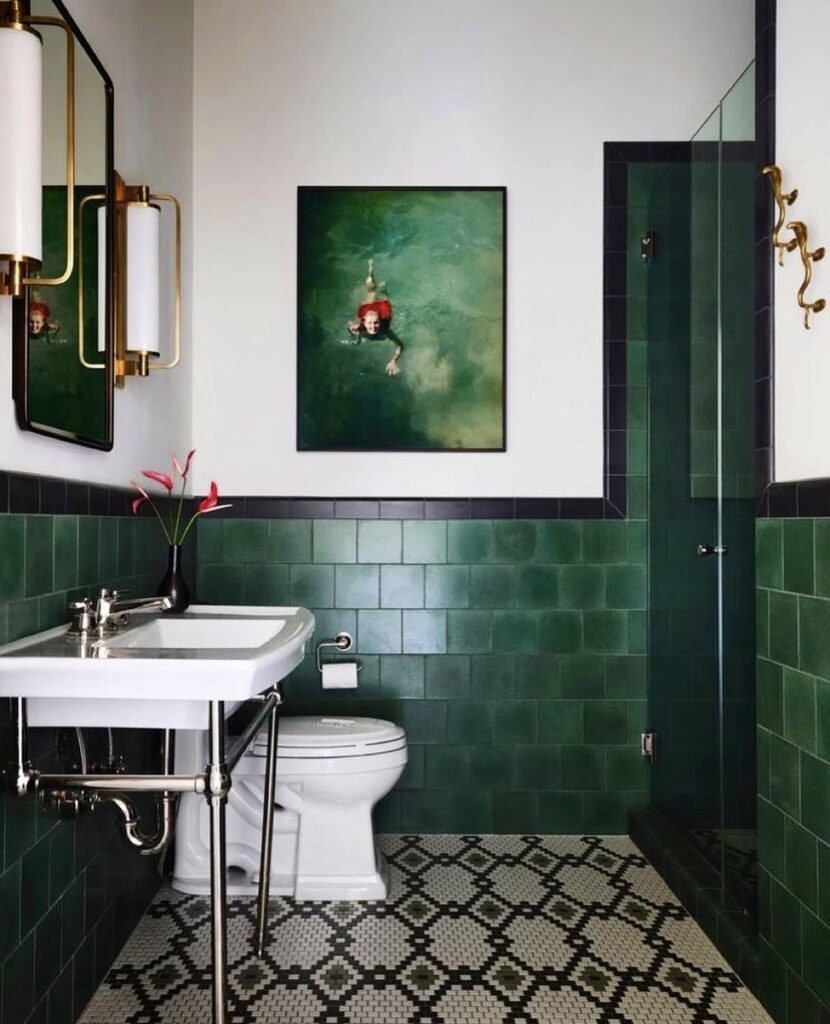 5 Best Reasons to Use Green Tiles for Your Bathroom - atinydreamer